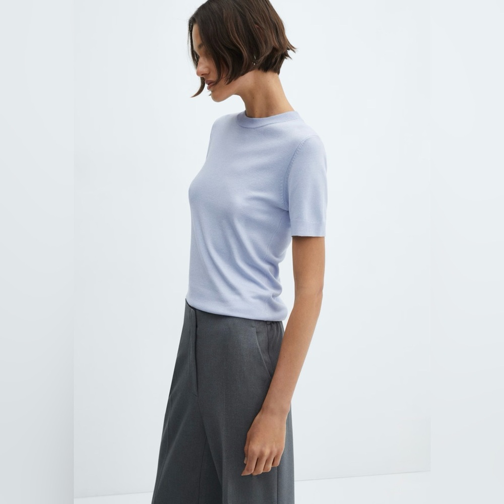 Mango Fine Knit Sweater Top